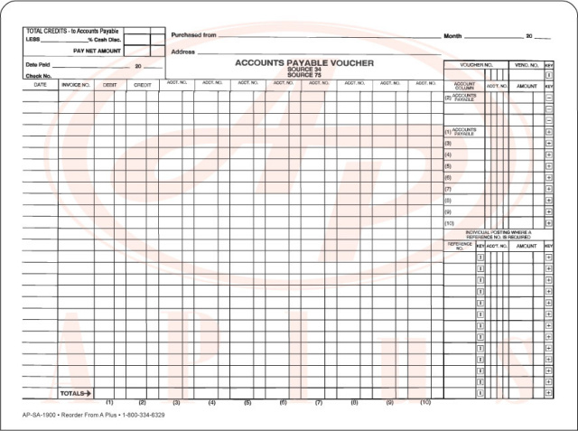 AP-SA-1900 ~ Accounts Payable Jacket